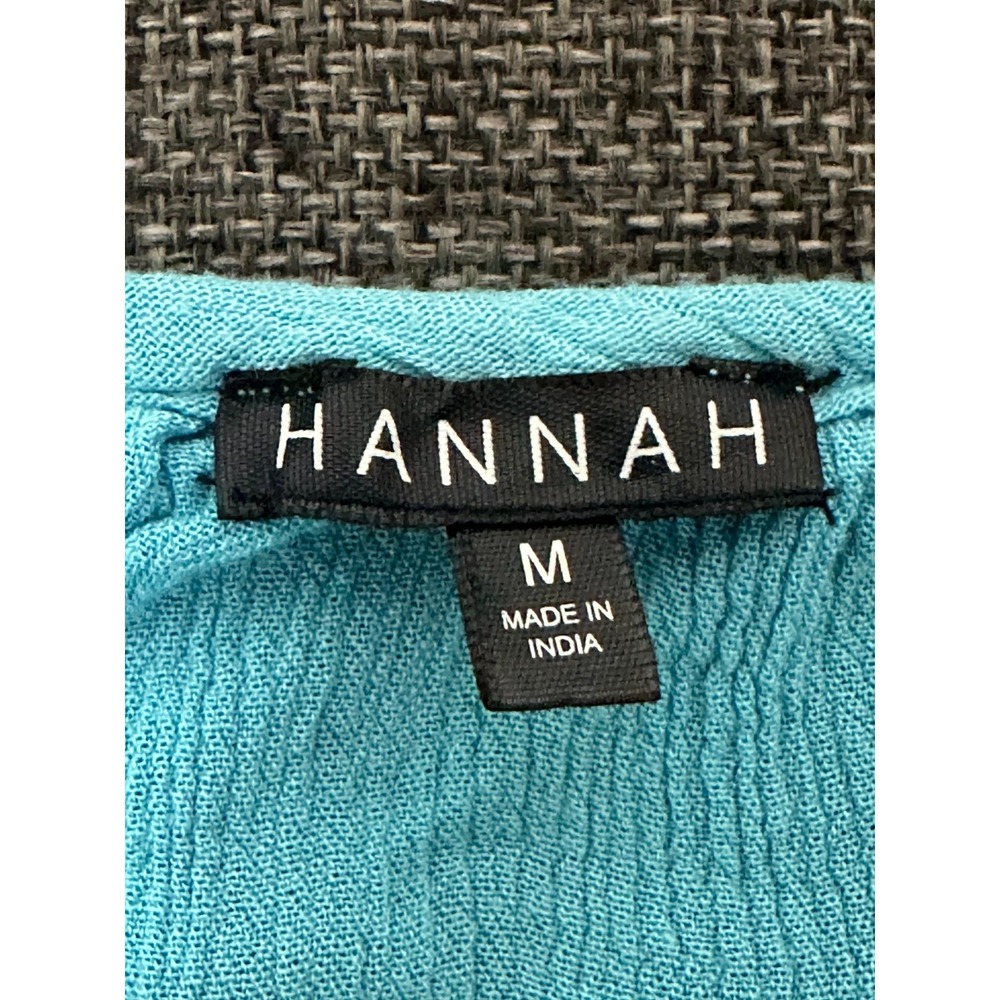 Hannah‎ Women's M Embroidered Tunic Blouse - Picture 7 of 9